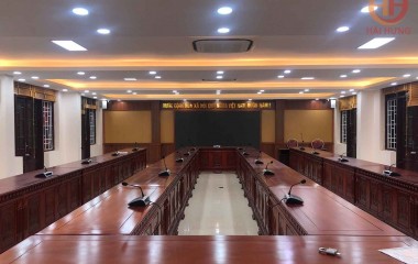 Lắp đặt hệ thống âm thanh hội thảo Hai Audio tại UBND huyên Thuận Thành